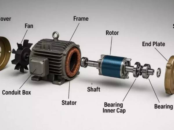 Rotor components and the definition of the role of each part