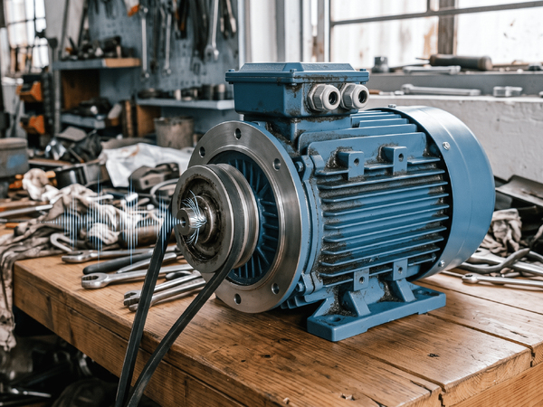 Cause when the motor is running the sound is not normal