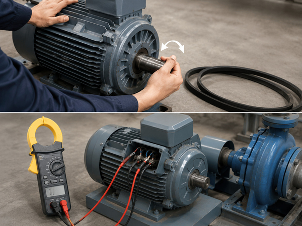 The method to determine the motor overload